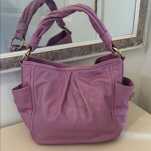 COACH Parker Hobo Bag Calf 13412 Coach Purple bag never used